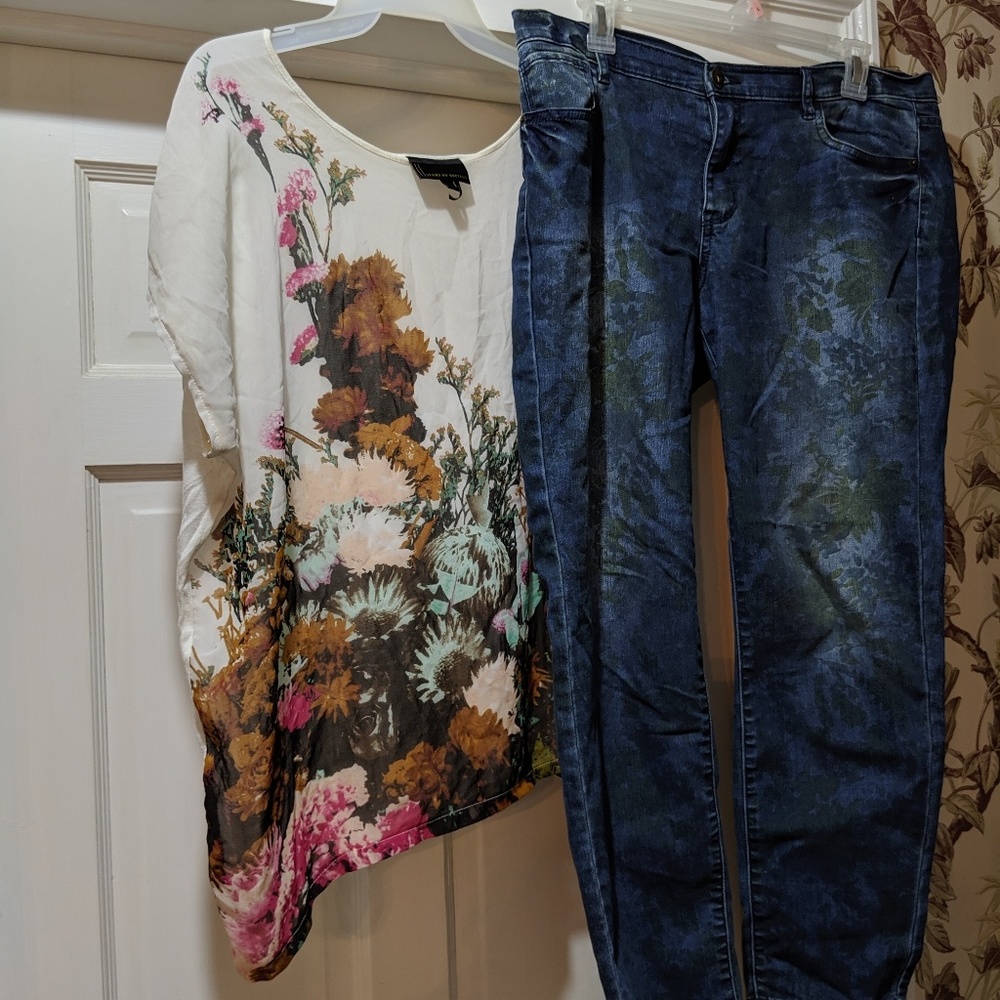 Buffalo Jeans and shirr